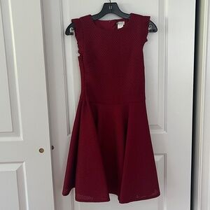 ✨ David Charles Girls Wine Red Party Dress | Size 14 ✨